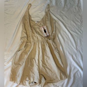 NWT! Linen Romper